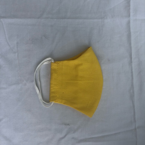 Yellow Unisex Facemask w/FILTER - Picture 2 of 6